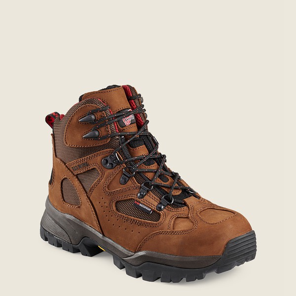 Bottes de Randonnée Red Wing - Truhiker - 6-Inch Waterproof Safety Toe - Marron - Homme 975LWFRSU